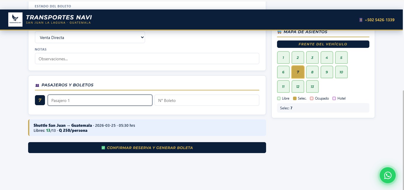 Ejemplo de sistema administrativo, vista 3
